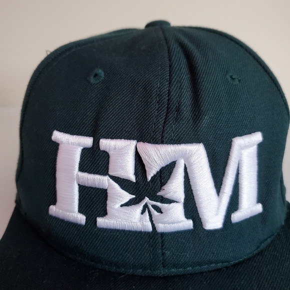 VINTAGE Honest Mari juana Unisex Green Hat - Picture 2 of 8
